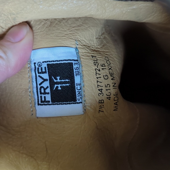 Frye Melissa Button Pull On Riding Boots Brown - Size 7.5 - Picture 15 of 15